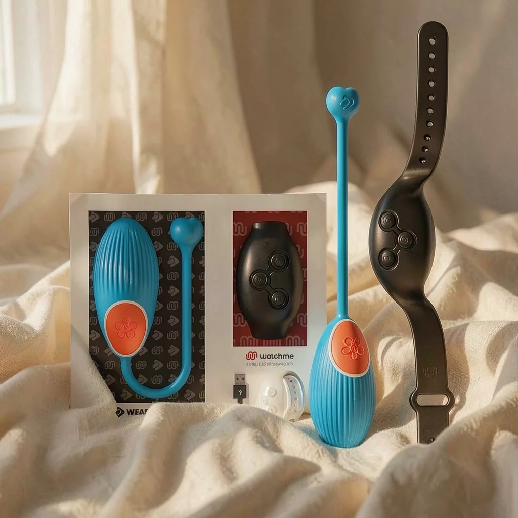 Wearwatch Egg ovetto vibrante blu nero 7 modi