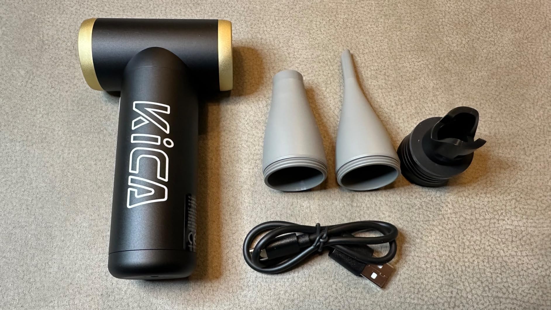 Kica JetFan 2S soffiatore nero 99 km/h Type-C