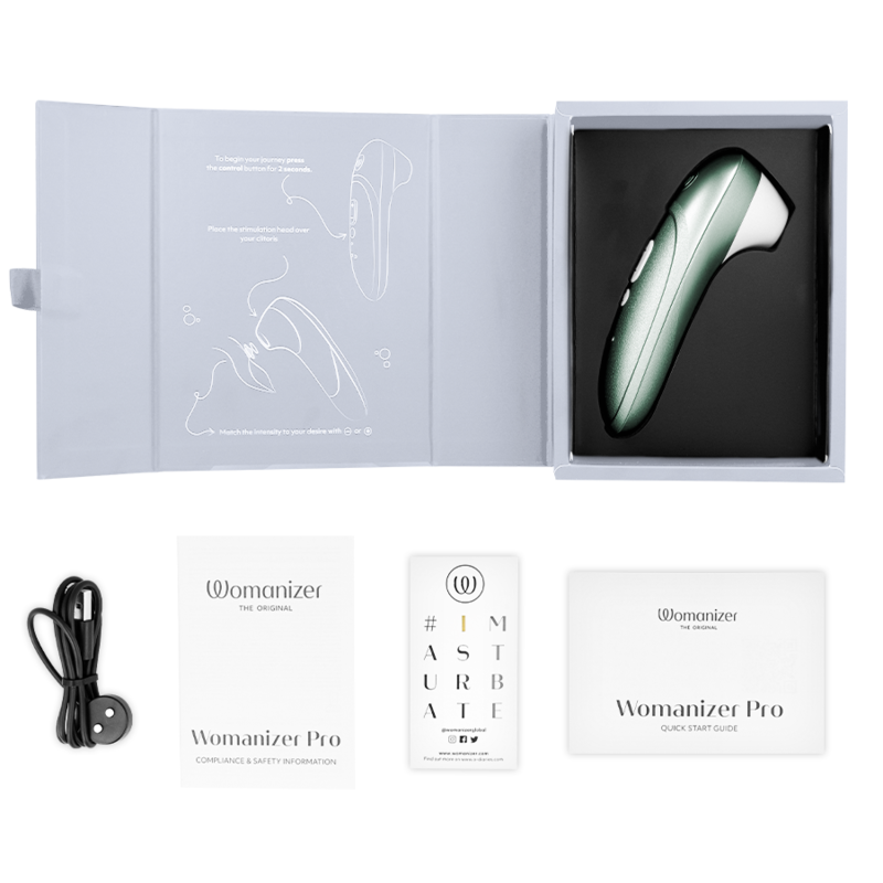 Womanizer Pro Verde Salvia stimolatore clitorideo compatto