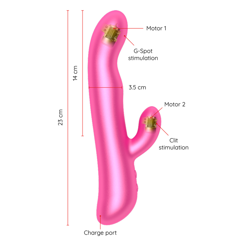 Oninder Rabbit Rotation vibratore rabbit rotante