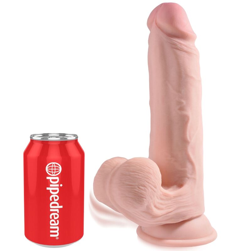 King Cock Plus 3D dildo realistico 20,3 cm con ventosa