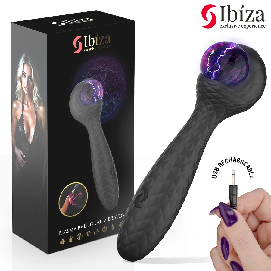Ibiza Sfera di Plasma Vibratore 2 Motori IPX6