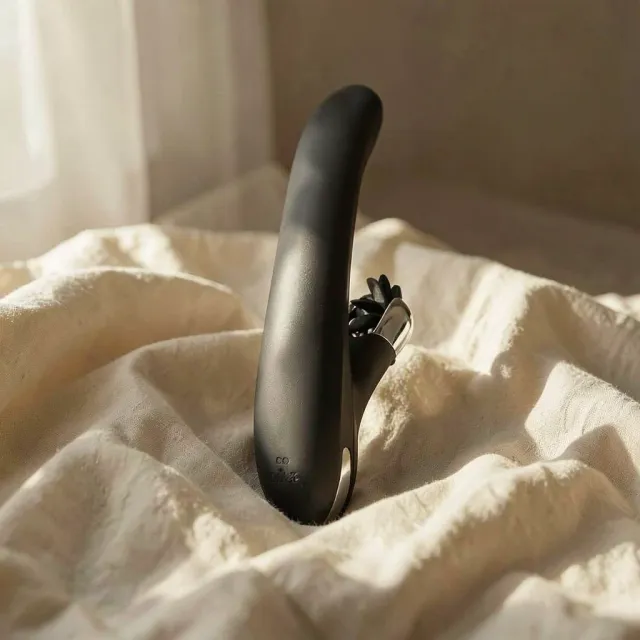 Black&Silver Storm vibratore rabbit rotante punto G clitoride