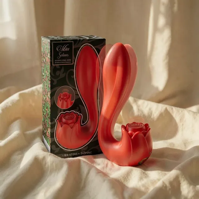 MIA Selena Rosa Rossa stimolatore clitoride ricaricabile