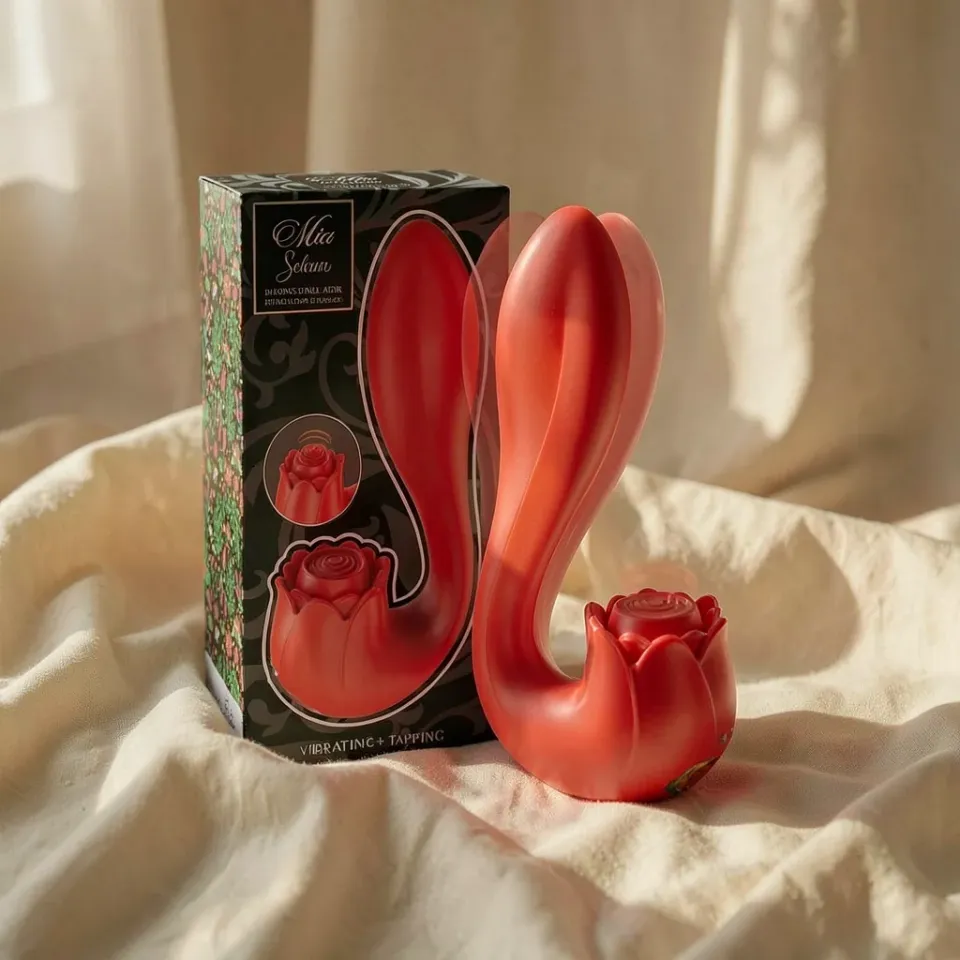 MIA Selena Rosa Rossa stimolatore clitoride ricaricabile