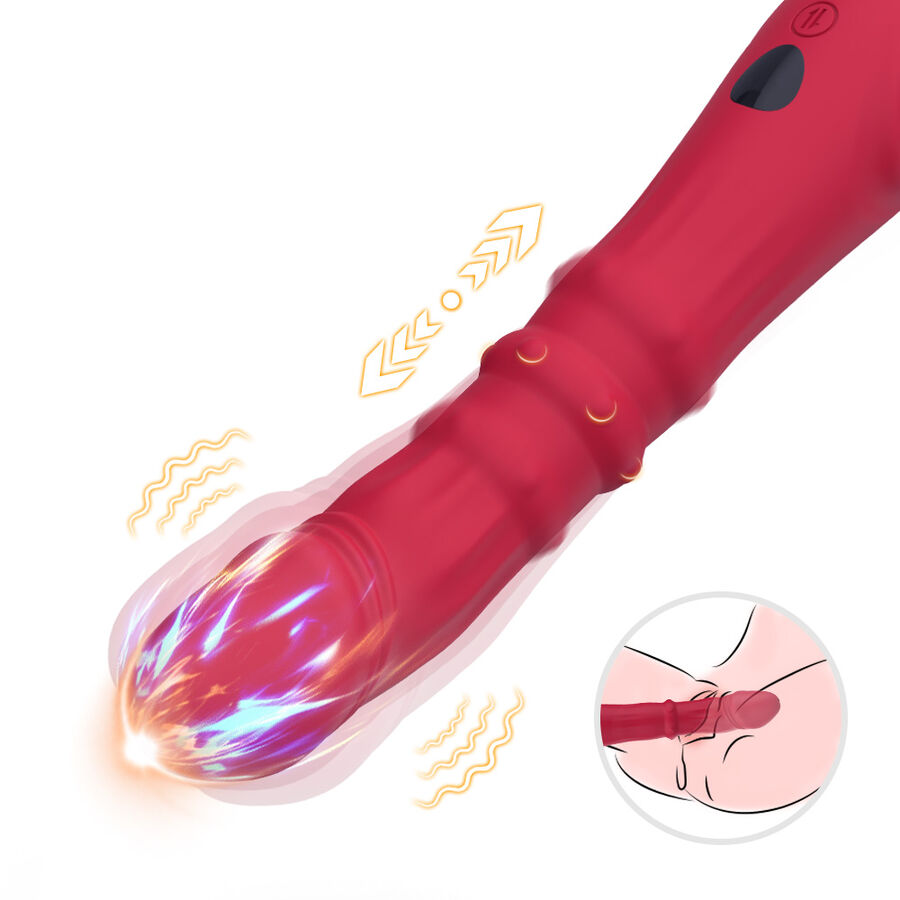 Armony A-Spot Heat vibratore rosso riscaldante