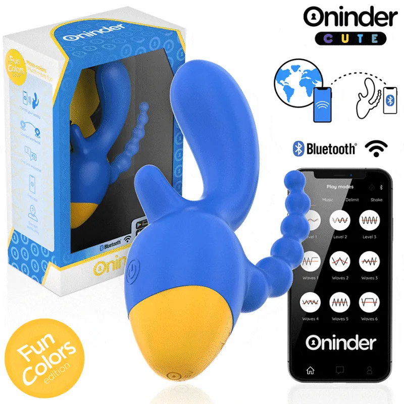 Oninder Cute Triple vibratore triplo stimolazione 9 modi