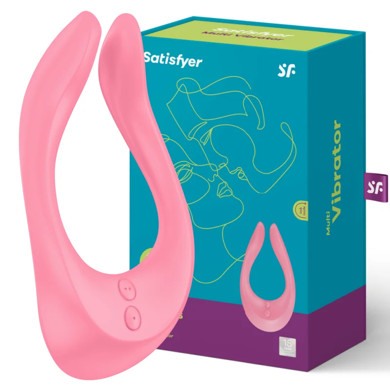 Satisfyer Partner Multifun 2 vibratore coppia silicone 13cm