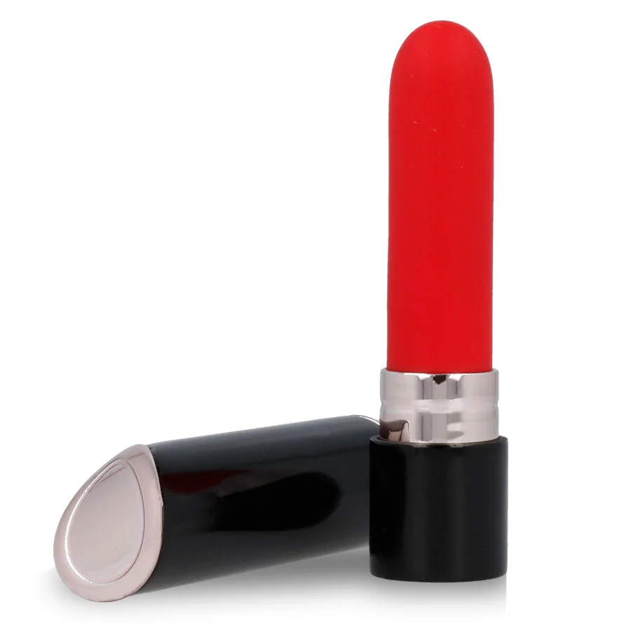 Lips Style Shia vibratore rossetto nero 10 vibrazioni