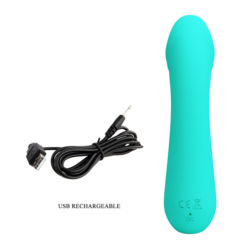 Pretty Love Cetus vibratore punto G flessibile verde acqua