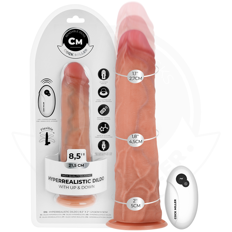 Cock Miller Thrust dildo con spinta 21,5 cm