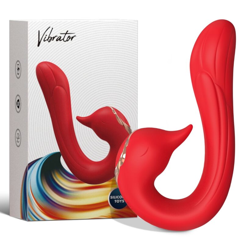 Armony Delfin Rosso vibratore riscaldante 9 modalità