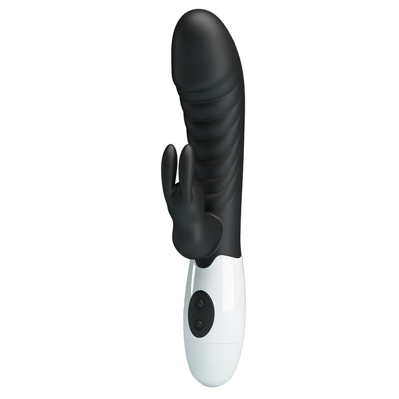 Pretty Love Naughty Bunny vibratore rabbit nero 30 modi silenzioso