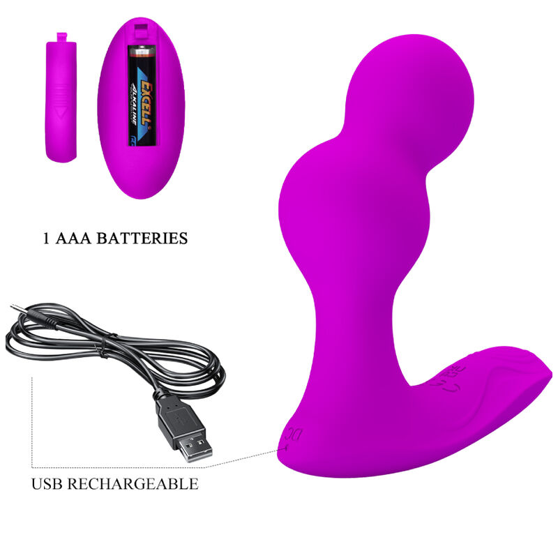 Pretty Love Terrance plug anale vibrante telecomando