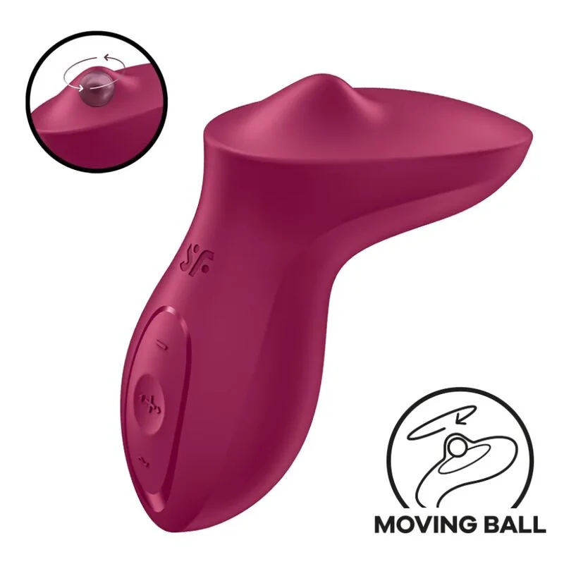 Satisfyer Exciterrr stimolatore clitoride fucsia rotante