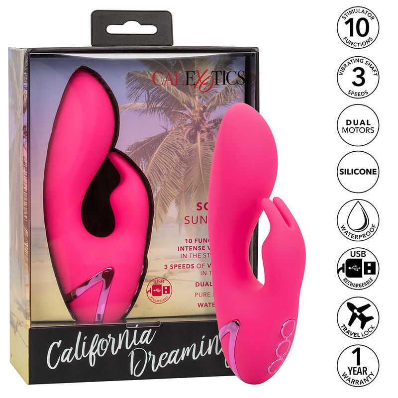 CalExotics Cal Sunshine vibratore rabbit fucsia
