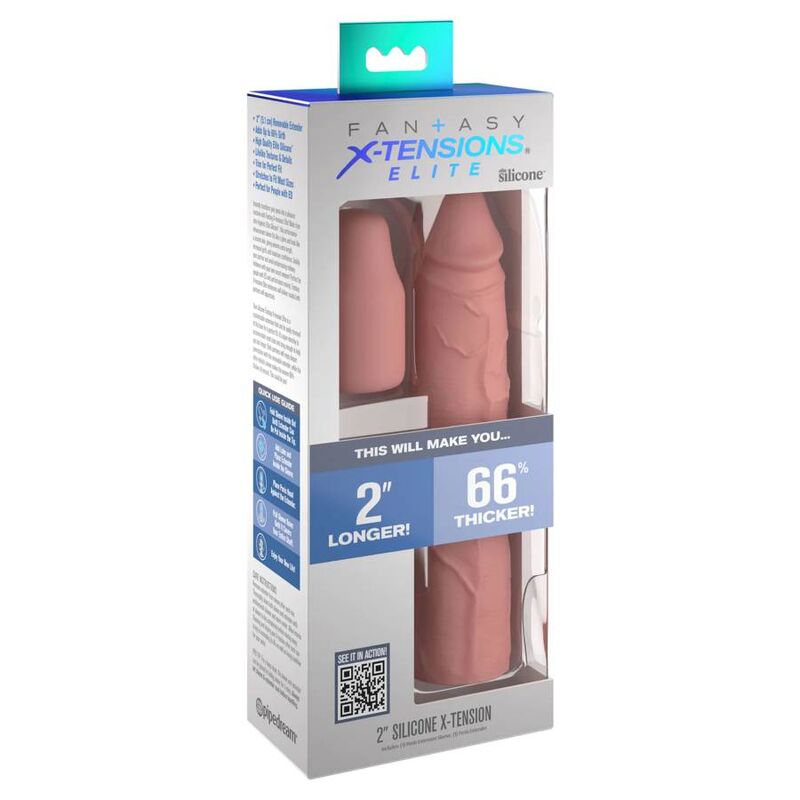 Fantasy X-Tensions Elite Skin 20 cm guaina pene skin silicone