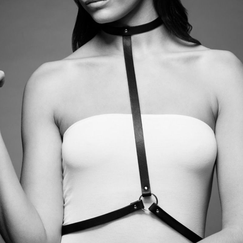 Bijoux Indiscrets Maze pettorina harness nero regolabile vegano