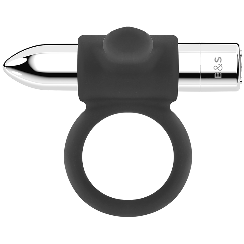 Black&Silver Cameron anello vibrante argento clitoride 10 modi