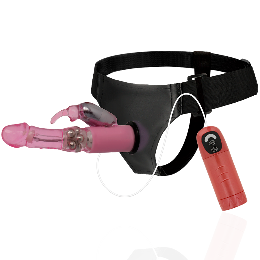 Attraction Daniel imbracatura vibrante con dildo 18 cm