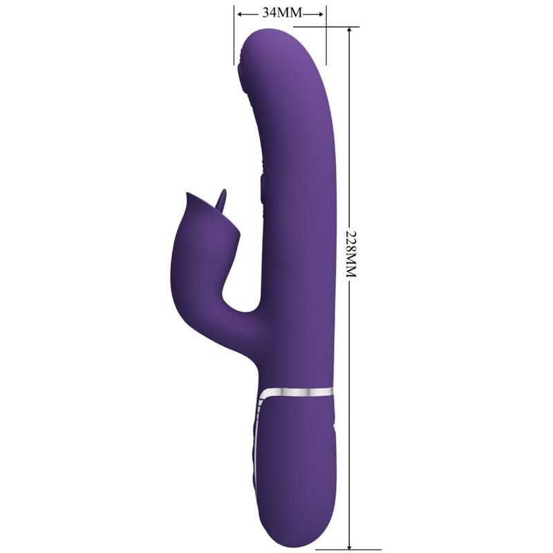 Pretty Love Rabbit Licking vibratore rabbit viola