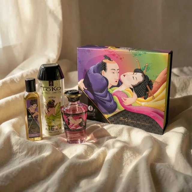 Shunga Kit Baci Fruttati oli massaggio 3 pezzi frutta