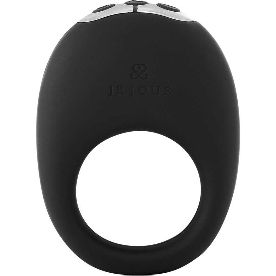Je Joue Mio anello vibrante coppia nero flessibile