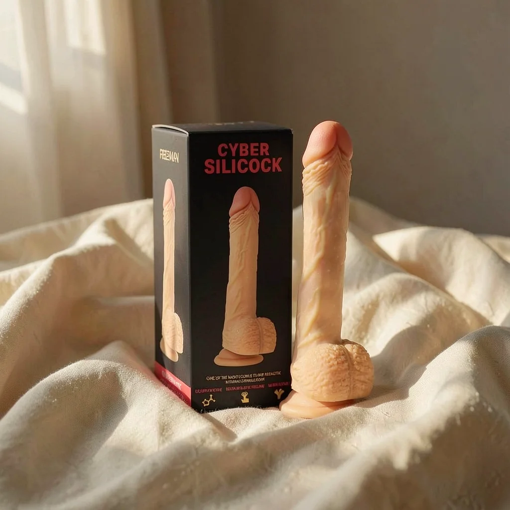 Cybersilicock Freeman Dildo Realistico 20cm con Ventosa