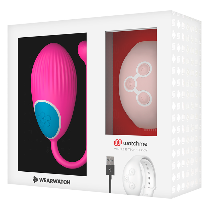 Wearwatch Egg ovetto vibrante fucsia con orologio
