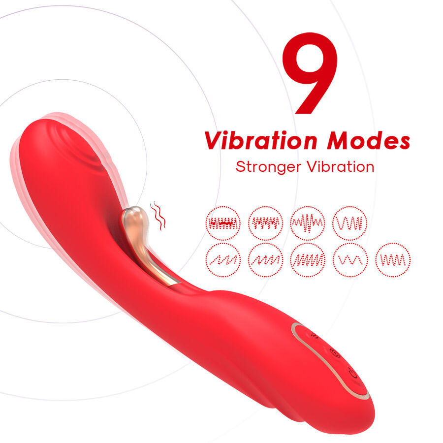 Armony Lingua Oscillante Duo vibratore Rosso punto G