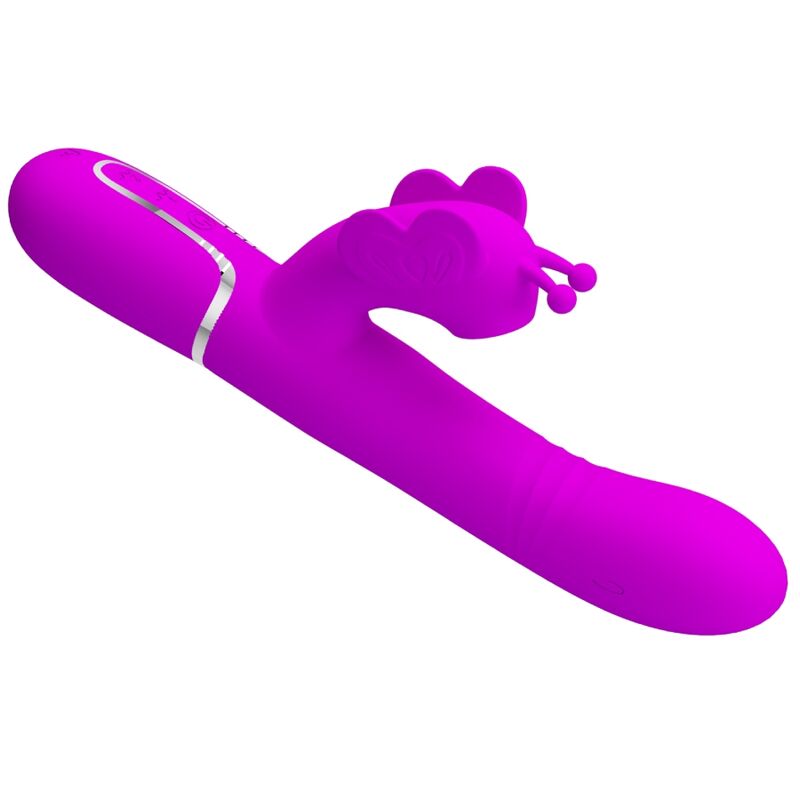 Pretty Love Farfalla 4 in 1 vibratore fucsia multifunzione