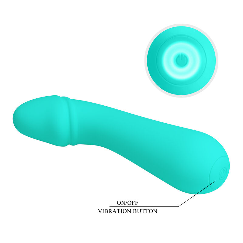 Pretty Love Cetus vibratore punto G flessibile verde acqua