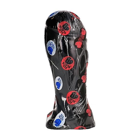 All Black testa larga 22 cm dildo nero 22x8 cm