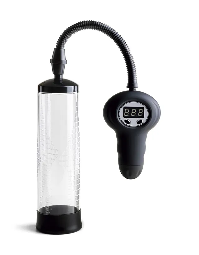 Virgite Love Hit pompa per pene vuoto telecomando LED