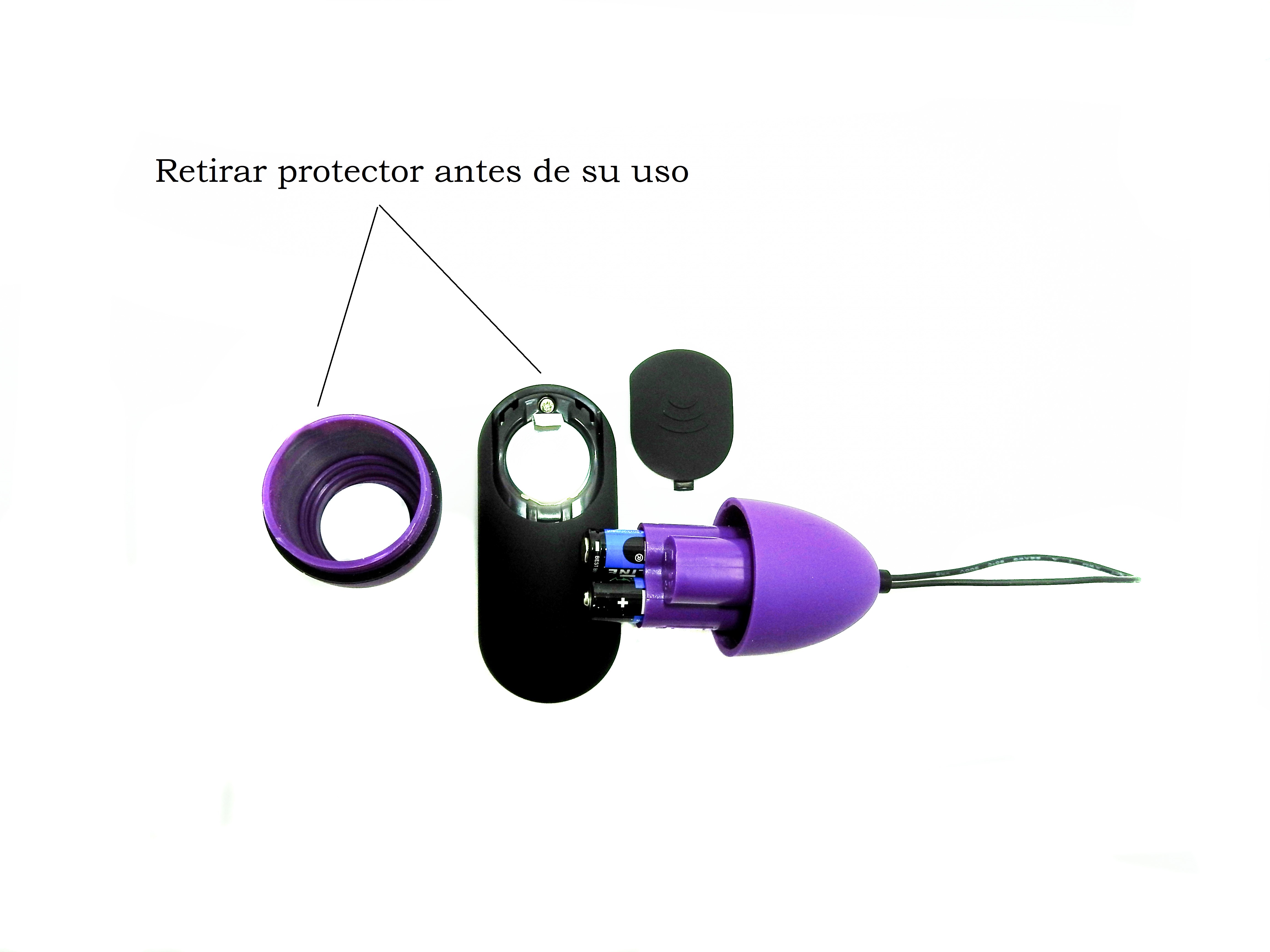 Virgite Love Hit G2 uovo vibrante viola con telecomando 10 m
