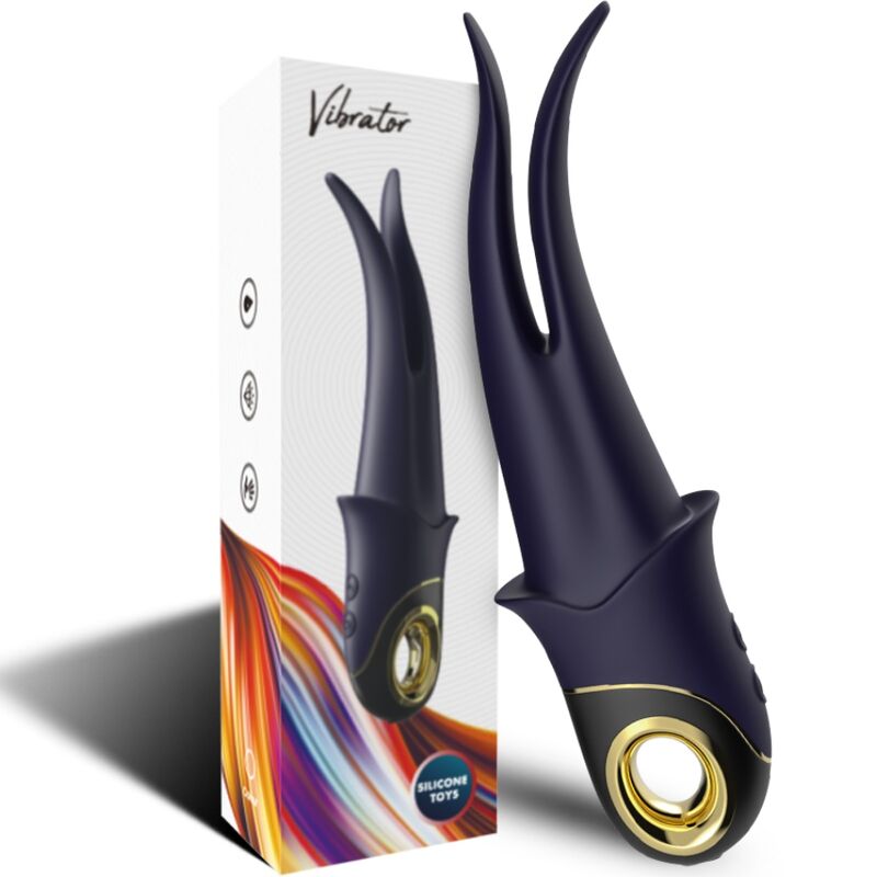 Armony Ombra Blu stimolatore clitoride doppia lingua