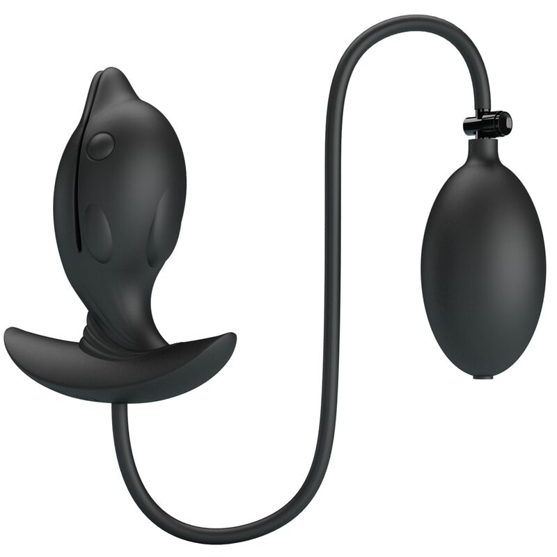 Pretty Love Delfin plug anale gonfiabile nero vibrante