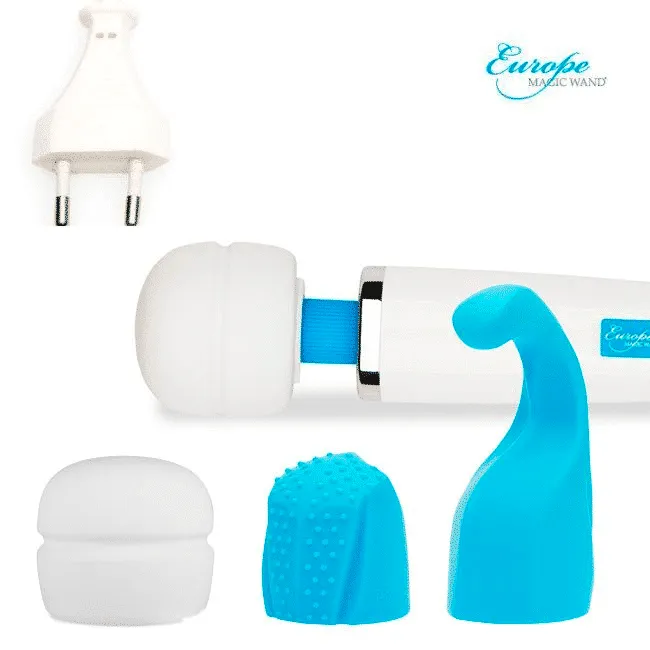 Europe Magic Wand Mega vibratore massaggiatore set 4 pezzi potente