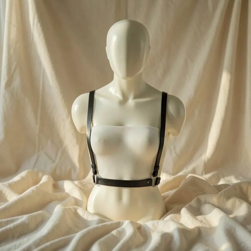 Bijoux Indiscrets Maze X harness nera regolabile vegan