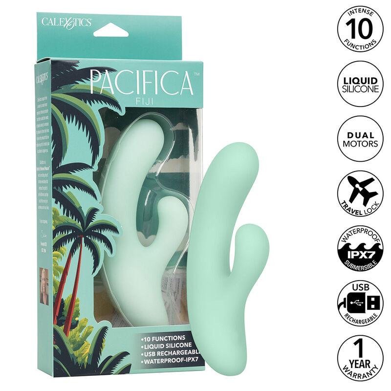 CalExotics Pacifica Fiji vibratore punto G aqua 10 funzioni
