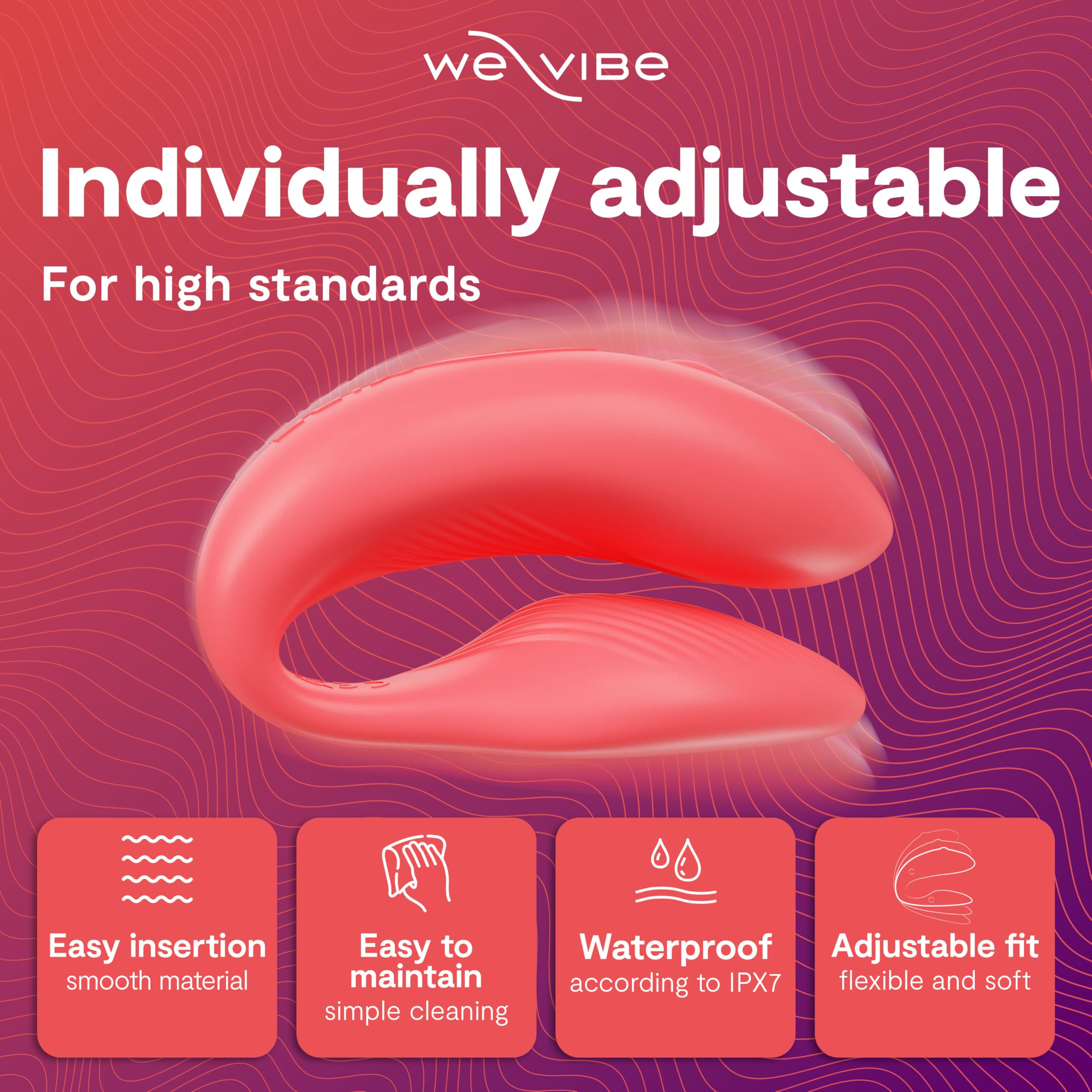We-Vibe Chorus vibratore coppia arancione con app