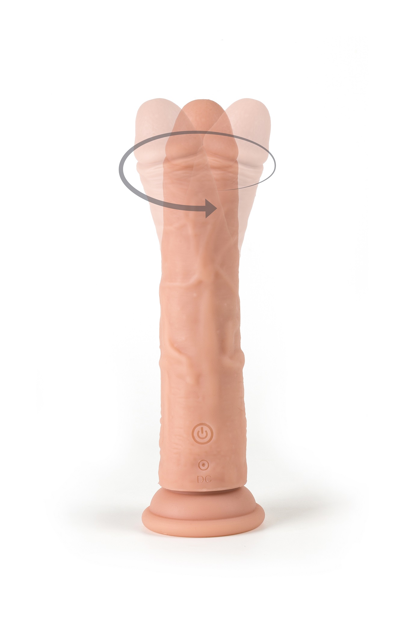 Virgite R7 vibratore realistico rotante 19cm telecomando