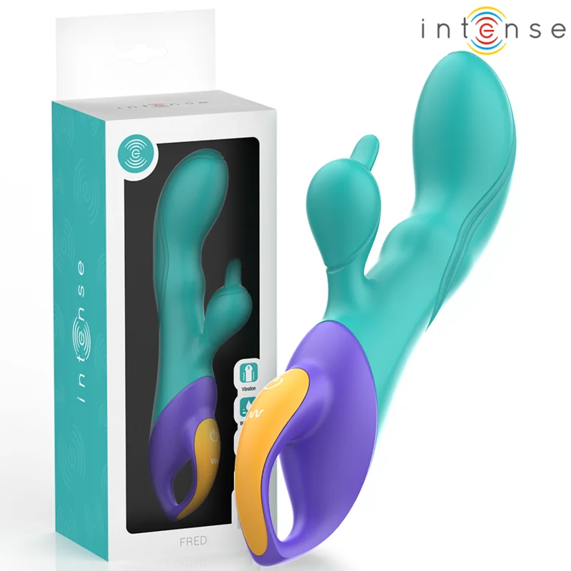 Intense Fred Vibratore Rabbit Blu IPX7