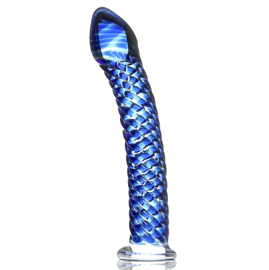 Icicles N. 29 dildo in vetro 17x3 cm