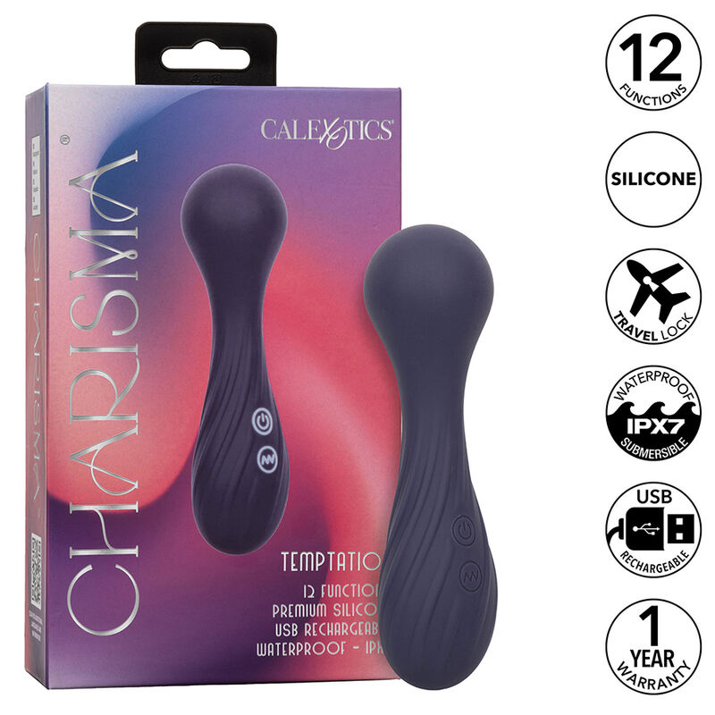 CalExotics Charisma Temptation vibratore viola flessibile