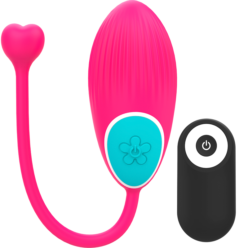 Happy Loky Ocian bullet vibrante telecomando rosa impermeabile