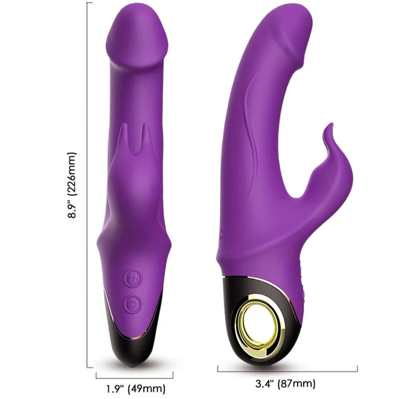 Armony Meteor vibratore rabbit viola 2 motori 18 vibrazioni