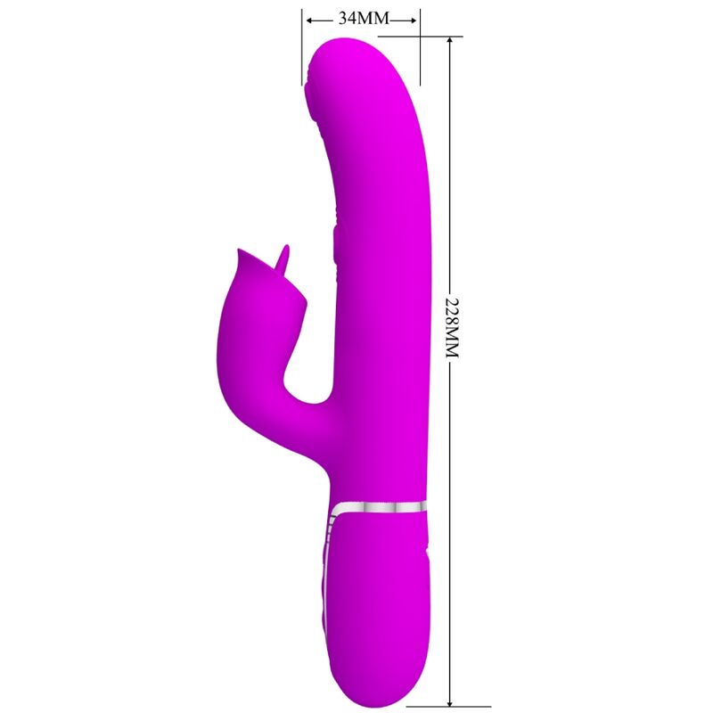 Pretty Love Rabbit Licking vibratore rabbit fucsia licking