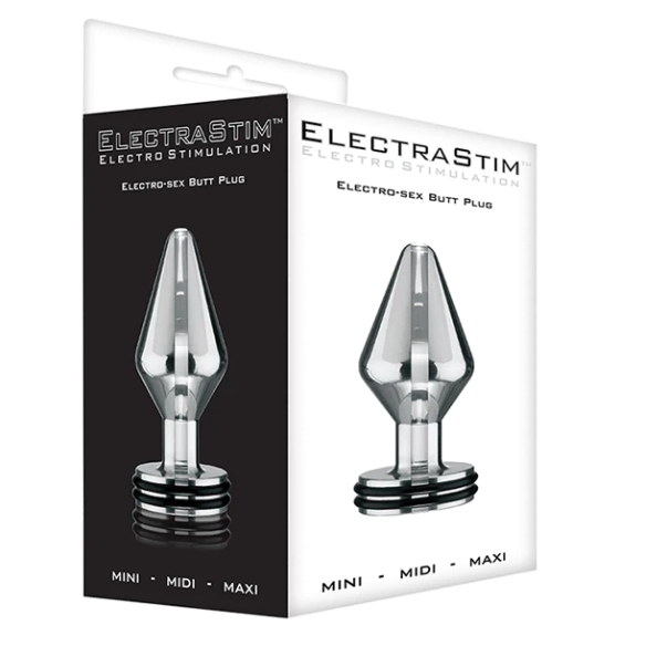 ElectraStim Midi plug anale bipolare 40 mm alluminio