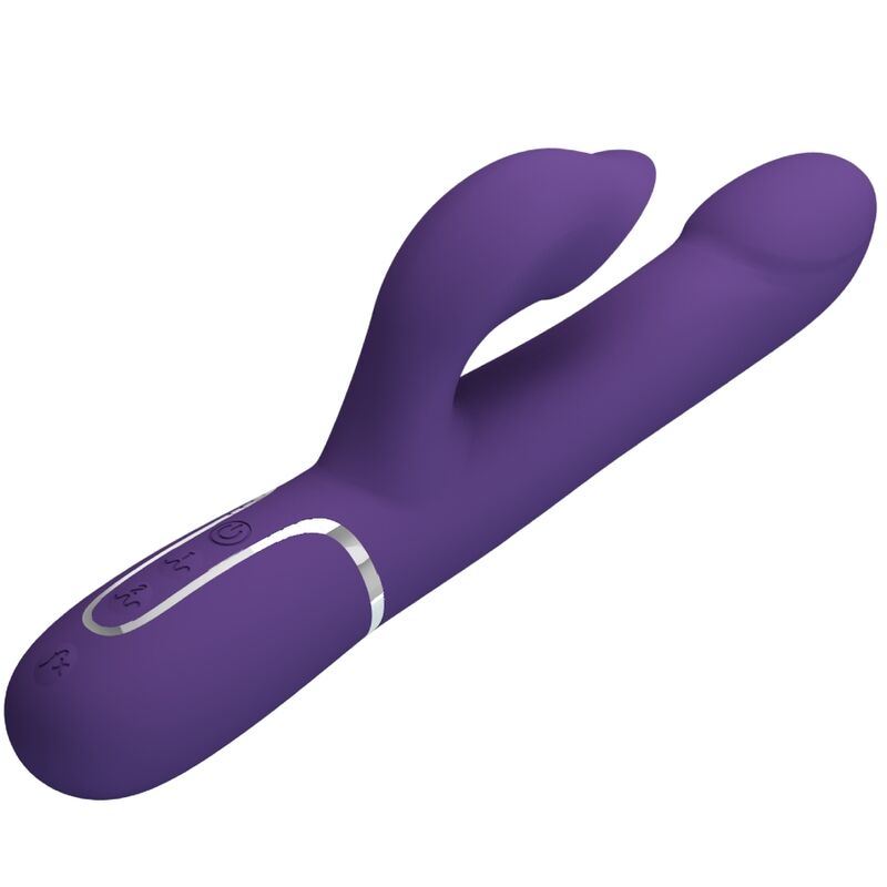 Pretty Love Zalin Rabbit vibrante perle rotanti viola